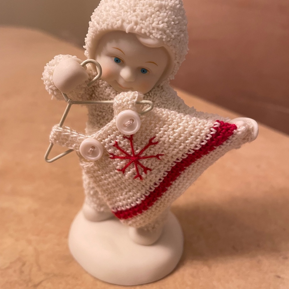 Department 56 Snowbaby “And shoes to match” like new!